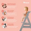 Hauck Alpha+ Grow Along Adjustable Wooden High Chair Seat w/ 5 Point Harness & Bumper Bar for Baby & Toddler Up to 198 lbs - 4 of 4