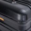 Gulches Carry On Luggage  Airline Approved18.5" Carry On Suitcase With TSA Carry On Luggage With Wheels Carry on Bag Hard Shell Suitcases, BLACK - 4 of 4
