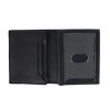 CTM Men's Lambskin Bifold Wallet with Center Flap - 3 of 4