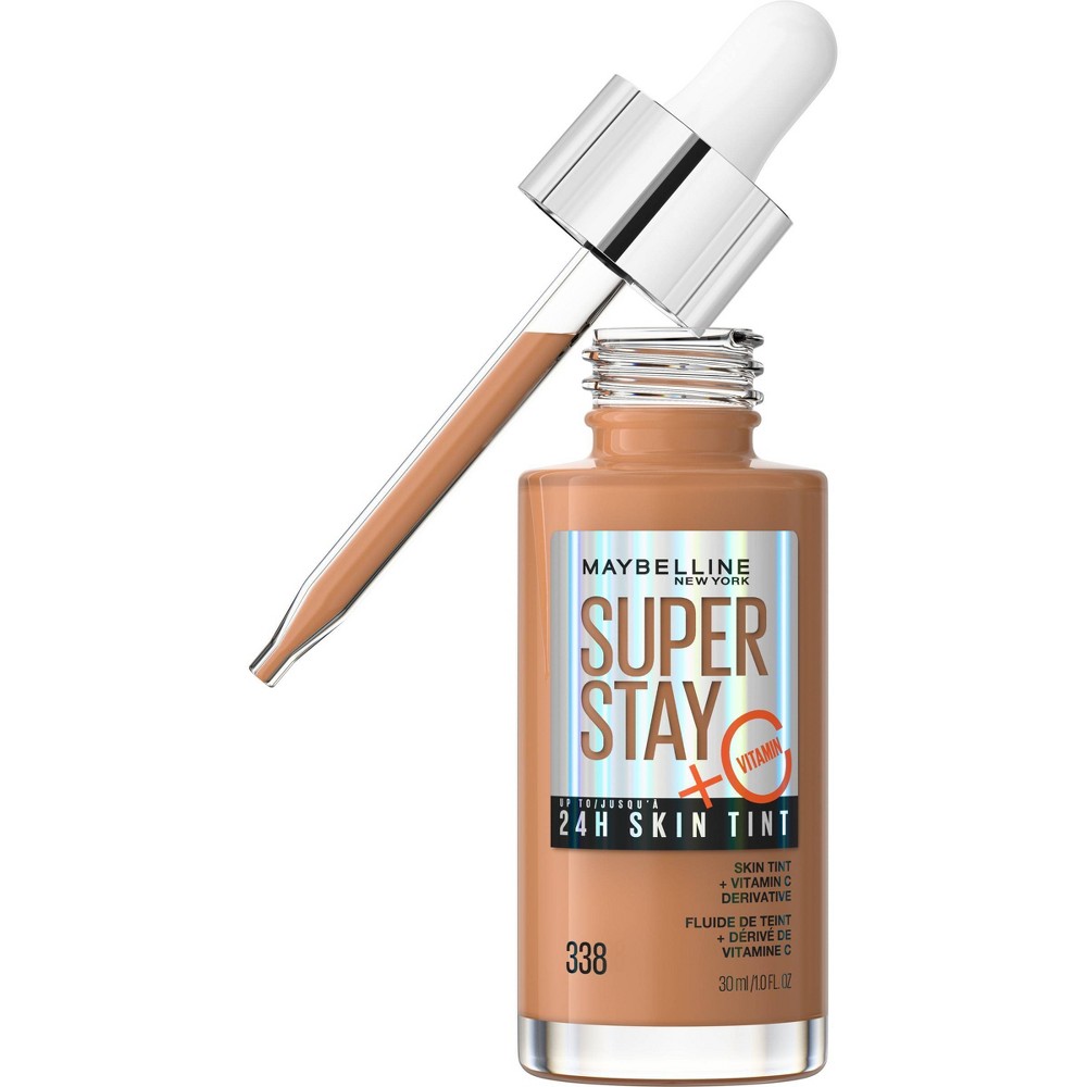 Photos - Other Cosmetics Maybelline MaybellineSuper Stay 24HR Skin Tint Foundation Serum with Vitamin C - 338 