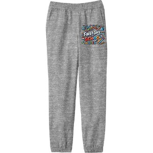 "Happy First Day of School" Adult Jogger Pants - 1 of 2