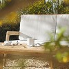 LuxenHome 4-Piece Outdoor Acacia Wood Patio Set with Cushions - 4 of 4