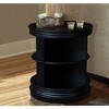Library Round End Table - International Concepts - 2 of 4
