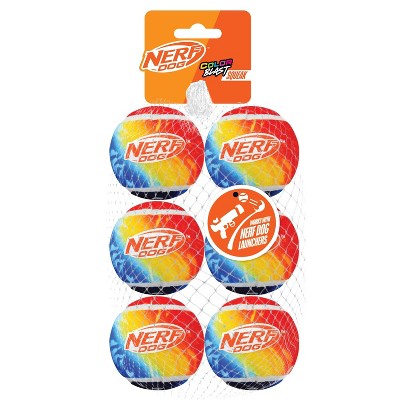 NERF Color Blast Squeak Tennis Ball Dog Toys