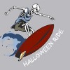 Men's Design By Humans Halloween Surfing Zombie Skeleton Funny Costume t shirt By graceandfinn Tank Top - 2 of 4