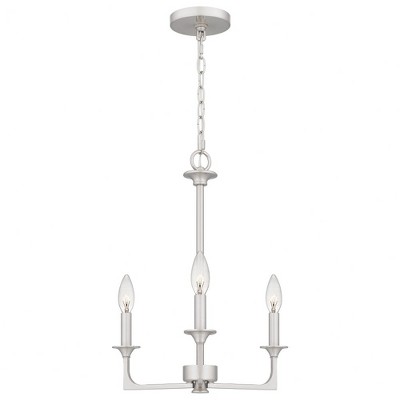 Quoizel Lighting Prescott 3 - Light Chandelier in  Brushed Nickel