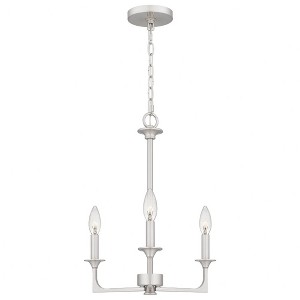 Quoizel Lighting Prescott 3 - Light Chandelier in  Brushed Nickel - 1 of 4