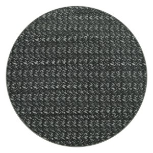Washable Modern Braided Printed Rug Non Slip Low Pile Rug Soft Solid Throw Floor Cover Foldable Indoor Carpet for Living Room Bedroom Playroom Nursery - 1 of 4