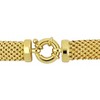 EVERLY JEWELRY | Two Tone Silver 1/2 CT TGW Cubic Zirconia Popcorn Style Bracelet, 7.5 inch - 4 of 4