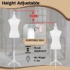 BestMassage Female Mannequin Body Dress Form Torso Female Manikin with Wooden Tripod Stand - 3 of 4