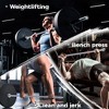7FT Barbell Weight Bar, 1500lbs Capacity Straight Weight Bar with 2 Collars, Training Bar For Weightlifting and Powerlifting - 4 of 4