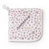 Organic Swaddle Blanket & Hat Set - Poppy - 2 of 4