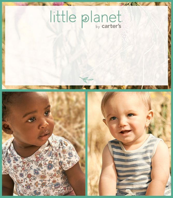  Little Planet By Carters Unisex Baby 3-Pack Organic