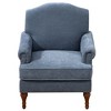 TOAOTBNBO Nail-head Trim Accent Chair with Springs Cushions, Mid-century Comfy Chenille Armchair with Solid Wood Club Sofa Chair for Waiting Room - 2 of 4