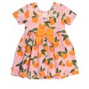 RuffleButts Girls Knit Short Sleeve Twirl Dress - 2 of 4