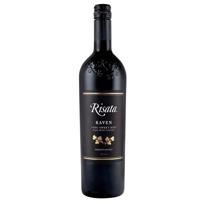 Risata Raven Semi-Sweet Red Wine - 750ml Bottle