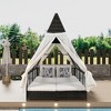 YOOCOZZ  Outdoor Daybed with Adjustable Backrest & Curtains - 2 of 4