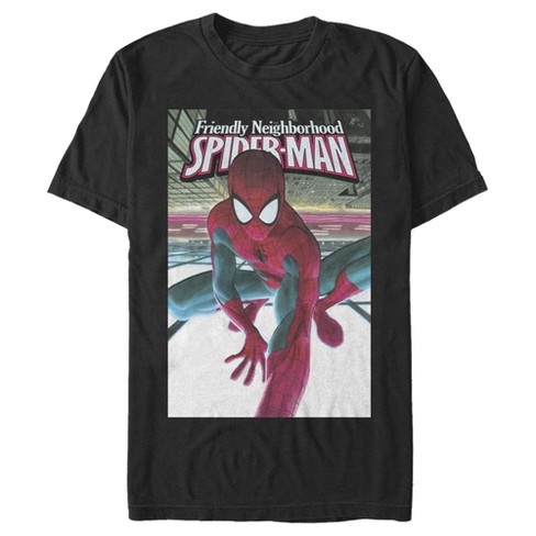 Men's Marvel Spider-man Friendly Neighborhood T-shirt - Black