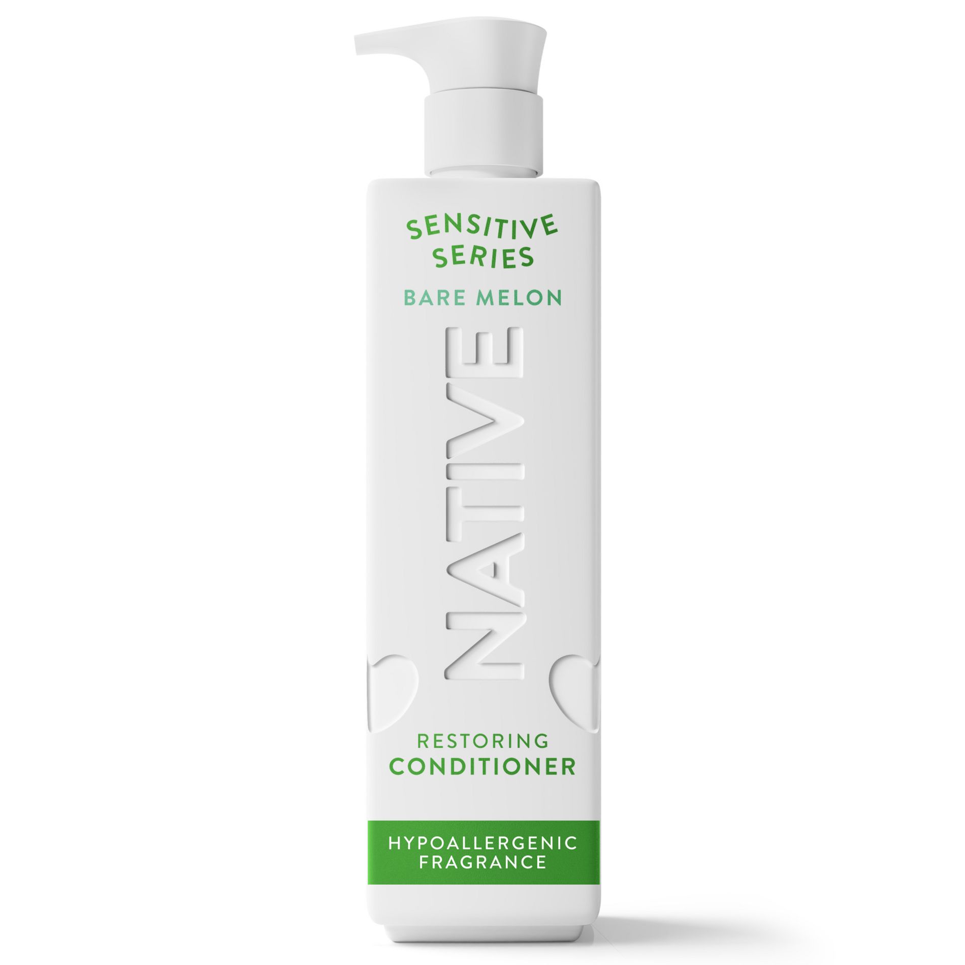 Native Restoring Conditioner for combo hair and scalp, Bare Melon, for sensitive skin - 18 fl oz: Sulfate-Free, Daily Use, Liquid Form