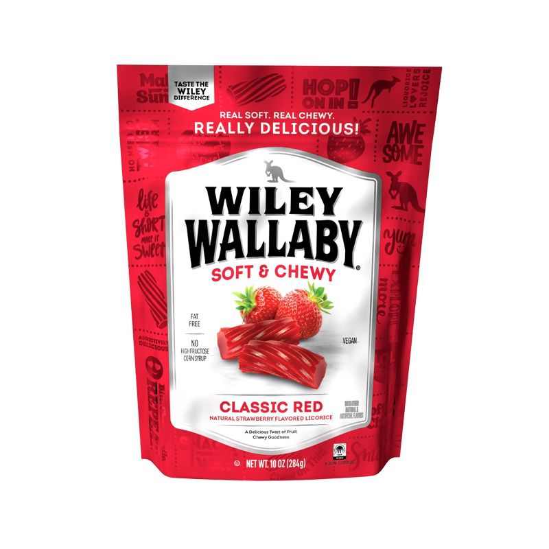 Wiley Wallaby Red Licorice Candy - 10oz, 1 of 16
