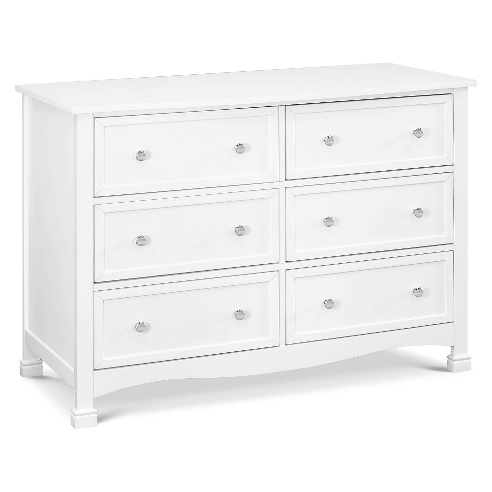 Photos - Dresser / Chests of Drawers DaVinci Kalani 6 Drawer Double Wide Dresser - White 