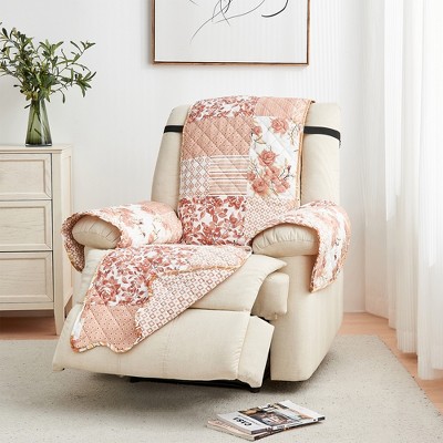 Reversible Stitched Patchwork Sofa Furniture Protector - Great Bay Home