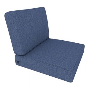 Covers&All Outdoor Seat / Back Cushion with Highly Durable Olefin Fabric, 25 in L x 25½ in L x 5 in Thick - 1 of 4