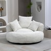 TiramisuBest Lazy Sofa Durable Comfort Lounger High Back Bean Bag Chair With 3 Pillows - 2 of 4