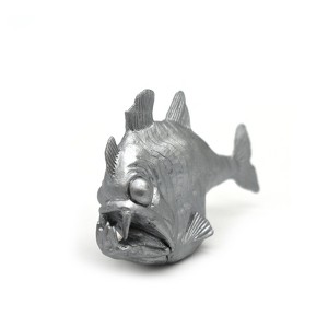 Collectible Wildlife Gifts | Hatchetfish, Silver hatchet fish, Plastic, Design, Realistic Figure, Toy Model,   Gift,     2 3/4"  F3679 B10 - 1 of 4