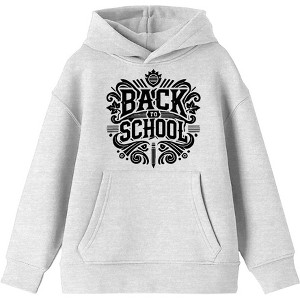 "Back To School" Adult Long Sleeve Hoodie - 1 of 2