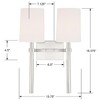 Crystorama Lighting Bromley 2 - Light Sconce in  Polished Nickel - 2 of 4