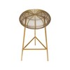 Meridian Furniture,Tuscany Gold Metal Counter Stool - 3 of 4