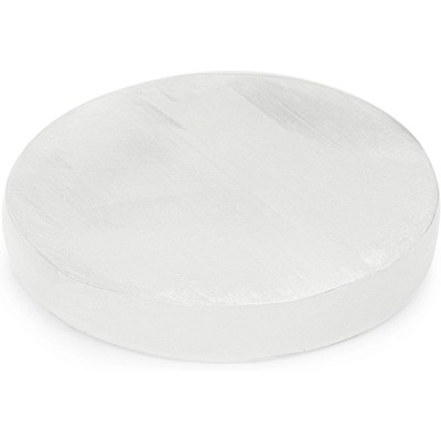 WellBrite Selenite Charging Plate for Crystals and Healing Stone, Home Décor (6 Inches)