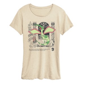 Women's - Pokémon - Flygon Medieval Short Sleeve Graphic T-Shirt - 1 of 4