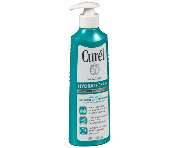 Unscented Curel Hydra Therapy Wet Skin Moisturizer - 12oz