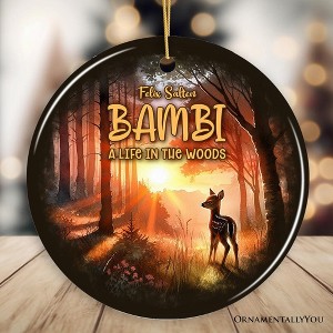 Felix Salten's Popular Tale Ornament, Woodland Wonder Christmas Keepsake| OrnamentallyYou - 1 of 4