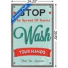 Trends International Stop The Spread of Germs - Wash Your Hands Framed Wall Poster Prints - 3 of 4