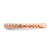 Black Bow Jewelry 2.25mm 14k Rose Gold 1/20 Ctw Diamond Stackable Band - 3 of 4