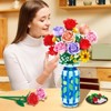 Cubimana Roses Flowers Bouquet Botanical Building Set with Vase, 827PCS - 3 of 4