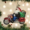 Old World Christmas 3.5 Inch Biker Santa Motorcycle Tree Ornaments - 3 of 3