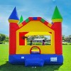 HeroKiddo 13'x13' Castle Commercial Grade Bounce House with Basketball Hoop, and Air Blower Included. - 2 of 4