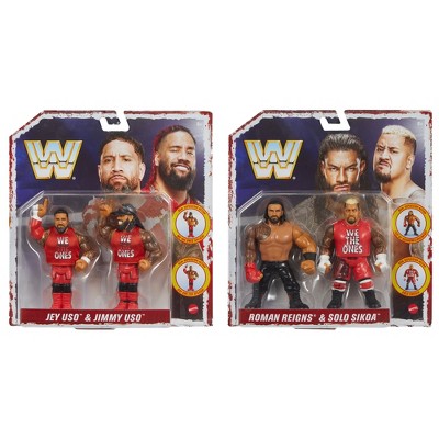 Bloodline WWE Retro 4-Pack Ringside Exclusive Roman Reigns, Solo Sikoa, Jey Uso & Jimmy Uso Action Figure