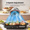 Desktop Range Hood with Removable Oil Cup, 360° LED Lighting, 4 Speed Fan, 4.22 m/s Airflow, Portable Kitchen Exhaust Fan for Indoor BBQ, Hot Pot - 2 of 4