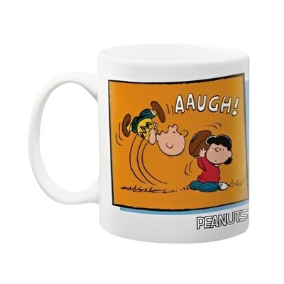 GSN Peanuts Lucy Football 11 Ounce Ceramic Mug
