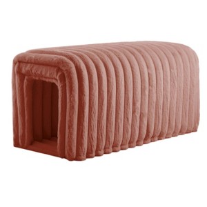 TIRAMISUBEST bench storage foot rest for couch Pet Supplies Corduroy Bench Cat's nest to hide For the Living Room, Entryway and Bedroom - 1 of 4