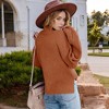 Anna-Kaci Women's Ribbed Knit Sweater with Drop Shoulder Design - 3 of 4