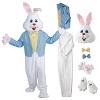 Morris Costumes Adult Easter Bunny with Blue Jacket & Yellow Vest Costume - One Size Fits Most - White - 2 of 3