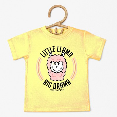 The Juniper Shop SmileyWorld Little Llama Big Drama Toddler Short Sleeve Tee