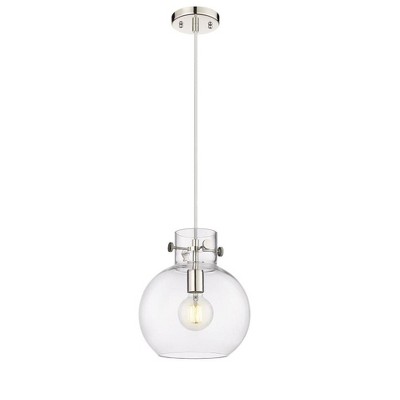 Newton Sphere - 1 Light Pendant In Industrial Style-11.13 Inches Tall and 10 Inches Wide