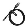 OtterBox Lightning to USB-A Cable Premium 2M/6.6FT -  (78-52644) Dark Ash (Black) - 2 of 3